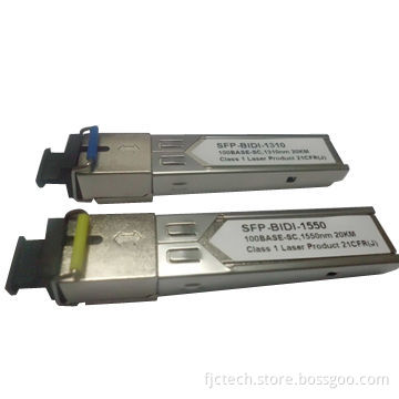 155Mbps BIDI SC SFP Transceiver with Digital Diagnostic Monitoring Function